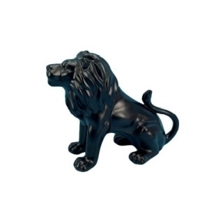 MLPD-13 LEAO PRETO SENTADO 20CM