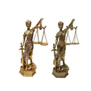 YRES-J03 DAMA DA JUSTIÇA DE RESINA 23CM