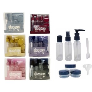HV50806 KIT DE FRASCO P/VIAGEM 9PCS