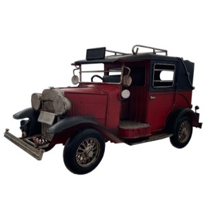 CRD-1820 TAXI CALHAMBEQUE VERMELHO E PRETO DECORATIVO
