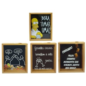 840 QUADRO PORTA TAMPINHA 20X25CM