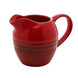 28883 CREMEIRA RETRO VERMELHA 12,5X8X9CM