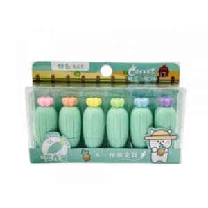 MJ-XC016 MARCA TEXTO CENOURA VERDE 6PCS