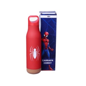 10072278 GARRAFA CORKY SPIDERMAN GREAT POWER EMBORRACHADA 500ML