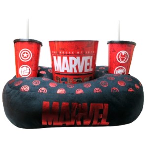 10064900 KIT ALMOFADA PIPOCA MARVEL FIBRA SUEDE