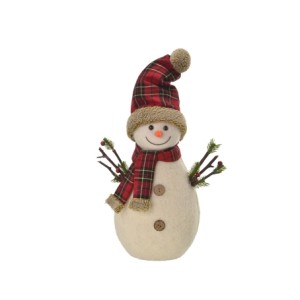 622-025 BONECO DE NEVE DECORATIVO