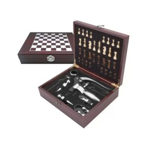877015KIT KIT PARA VINHO COM JOGO XADREZ