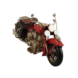 AT2104D-3078 MOTOCICLETA VERMELHA 14X26X10CM