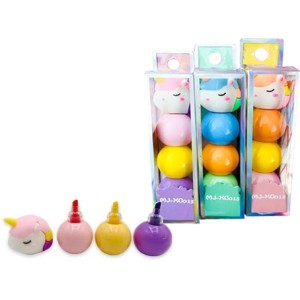 MJ-XC013 MARCA TEXTO UNICORNIO COLORIDO 3PCS