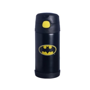 10072060 GARRAFA CLICK C/CANUDO 300ML BATMAN LOGO