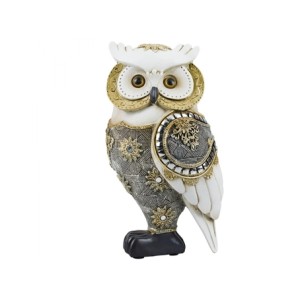 LK22556A4-M CORUJA DECORATIVA 20,5CM