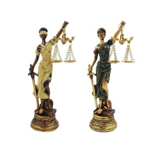 MRES-J18 DAMA DA JUSTICA 23X8CM