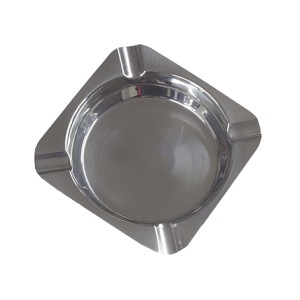 4025 CINZEIRO QUADRADO INOX 11,5X11,5CM