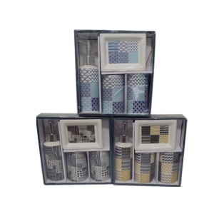 2384 JOGO PARA BANHEIRO REDONDO 4 PCAS