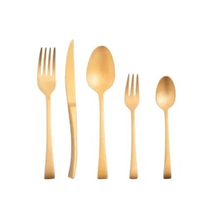 71811 FAQUEIRO 30PC ACO INOX BERNA DOURADO FOSCO