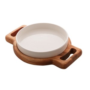 13363 TABUA MADEIRA C/PRATO LIPTUS 23X17X4,5CM