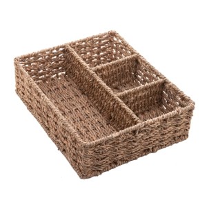 61595 PORTA CONDIMENTOS E TEMPEROS DE SISAL 28X23X8CM