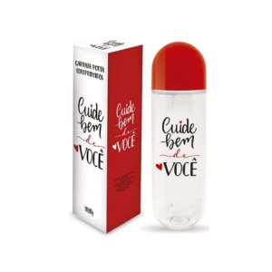 PB-153 GARRAFA 650ML PORTA COMPRIMIDOS CUIDE BEM DE VOCE