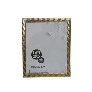 BM362481 PORTA RETRATO 20X25CM DOURADO