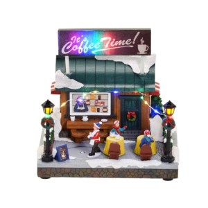 677-011 CENARIO NATALINO COM LUZ 20X19X19CM