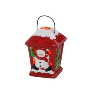 654-026 BONECO DE NEVE COM LUZ 9X9X12CM