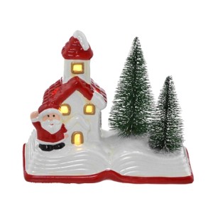 654-028 PAPAI NOEL COM LUZ 13X7X11CM