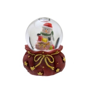 618-023 BOLA AGUA BONECO DE NEVE 5X5X7CM