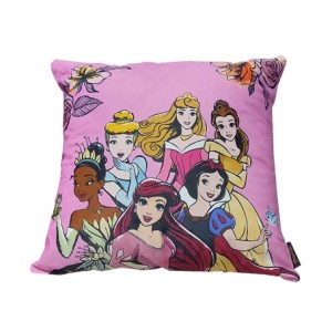10064996 ALMOFADA FIBRA VELUDO 40X40CM PRINCESAS ROYAL COURAGE