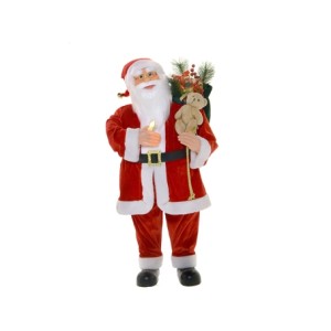 695-009 PAPAI NOEL SOM E MOVIMENTO 40X28X90CM