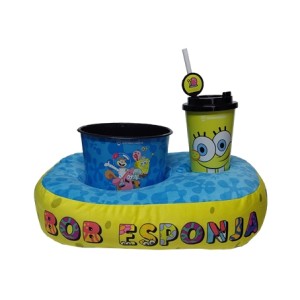 10065180 KIT ALMOFADA PIPOCA INFANTIL BOB ESPONJA