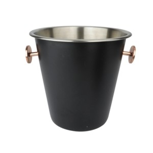 28717 CHAMPANHEIRA DRINK STATION 4,6L PRETA COM COBRE