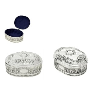 016-033 PORTA JOIA OVAL SILVER