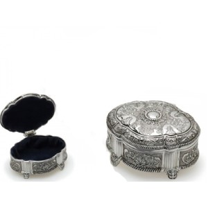 016-036 PORTA JOIA OVAL SILVER