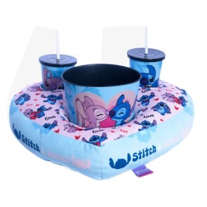 10065230 KIT ALMOFADA PIPOCA FIBRA CORACAO STITCH NAMORADOS