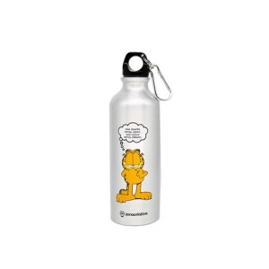 10073087 GARRAFA DE ALUMINIO 500ML C/MOSQUETAO GARFIELD