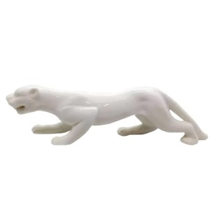 MLPD-28 LEOPARDO 7,5X26,5CM BRANCO DECORATIVO