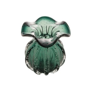 29008 VASO ITALY VERDE ESMERALDA 11,5X13CM