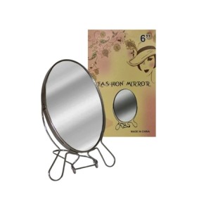 FA5186 ESPELHO DE MESA OVAL 12X10X18CM