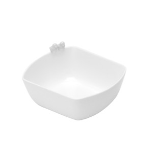 18188 BOWL BIRDS BRANCO 16X15X7CM