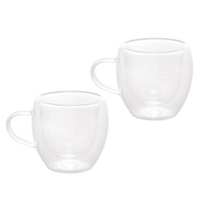 5889 CONJ 2 XICARAS DE CAFE PAREDE DUPLA MODERN 80ML