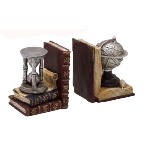 466-034 JOGO PORTA LIVROS 28X11X17,5CM DECORATIVO