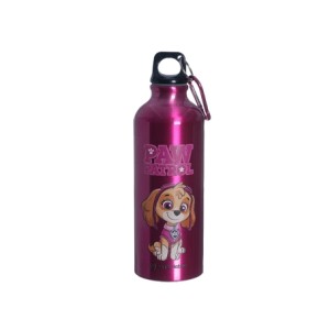 10073274 GARRAFA DE ALUMINIO ROSA 500ML C/MOSQUETAO SKYE