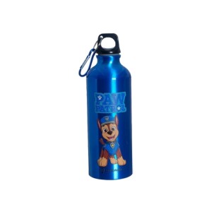 10073303 GARRAFA DE ALUMINIO AZUL 500ML C/MOSQUETAO CHASE