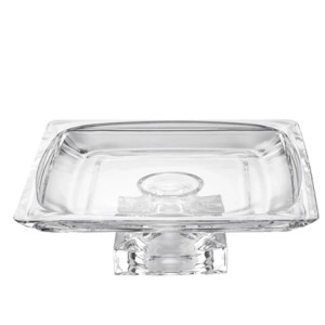 31065 PRATO PARA BOLO GLANZ COM PÉ 27,5X9,5CM