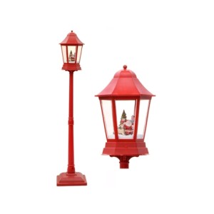 678-021 POSTE DECORATIVO COM LUZ E MOVIMENTO