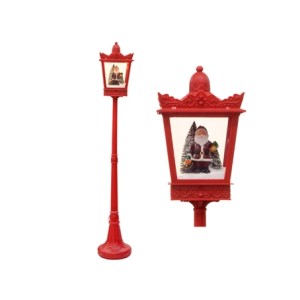 678-022 POSTE DECORATIVO COM LUZ E MOVIMENTO