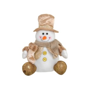 652-145 BONECO DE NEVE DECORATIVO