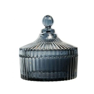 DM-TG009B BALEIRO/BOMBONIERE CINZA 16X14CM