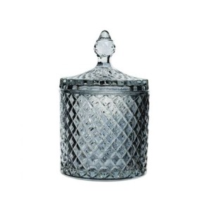 DM-TG1030-5.5B BALEIRO/BOMBONIERE CINZA 17X10,5CM