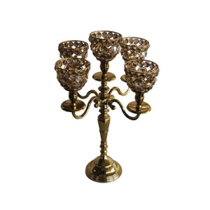 20836 CANDELABRO P/5 VELAS 32X32X46CM
